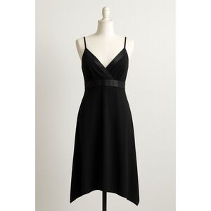 Y2K‎ Wet Seal Womens Babydoll Dress Size L Black Asymmetrical Witchy Whimsigoth